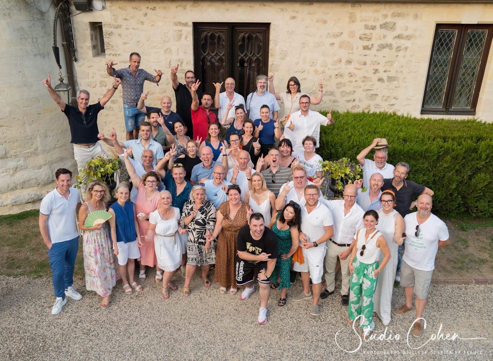 Membres du CJD Chantilly - Sud Oise réunis